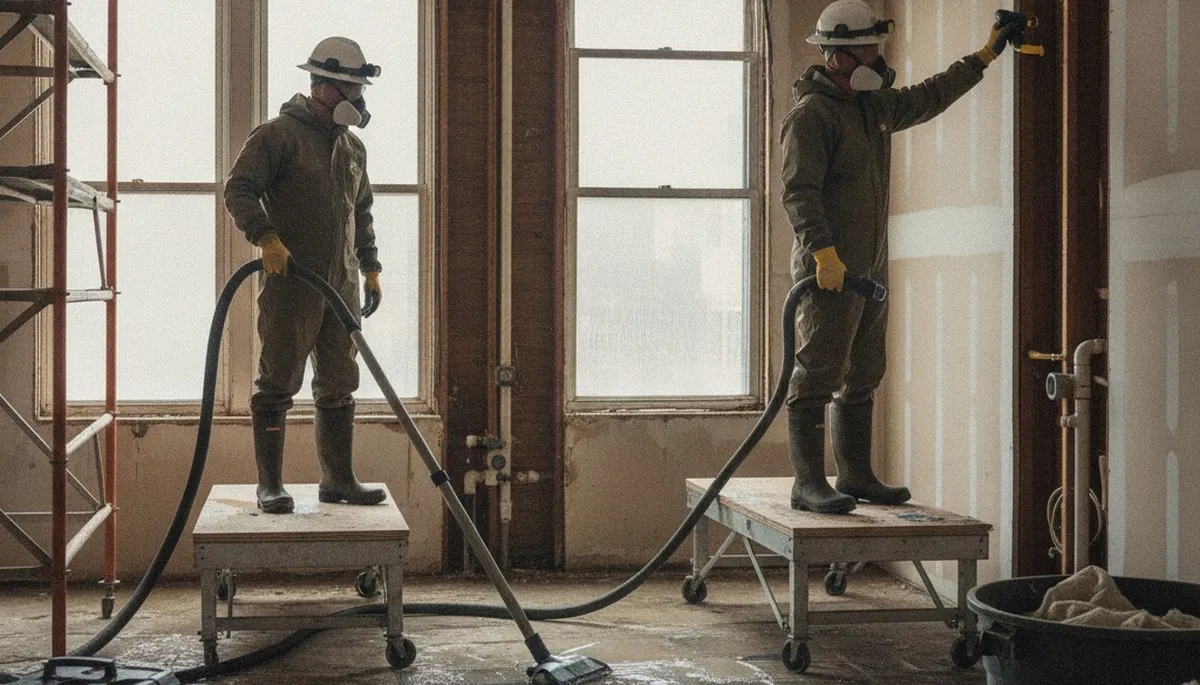 Burst pipe water damage cleanup in Montgomery, AL home by water damage restoration crew
