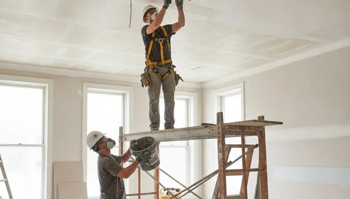Ceiling water damage repair in Montgomery, AL for homes with leak staining and moisture damage
