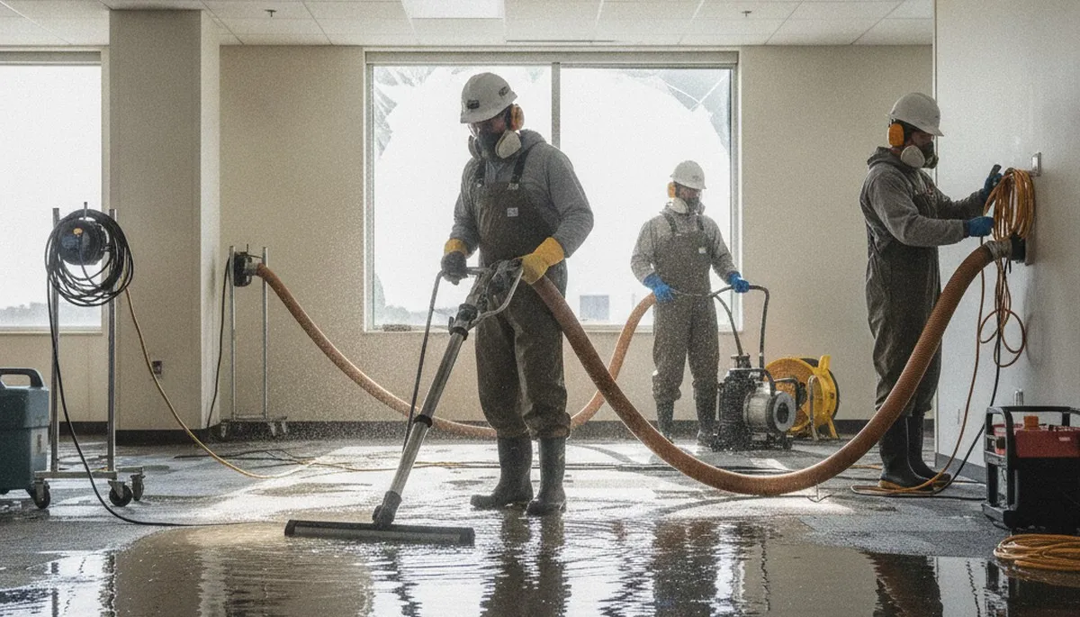 Commercial water damage restoration in Montgomery, AL for fast 24/7 emergency response