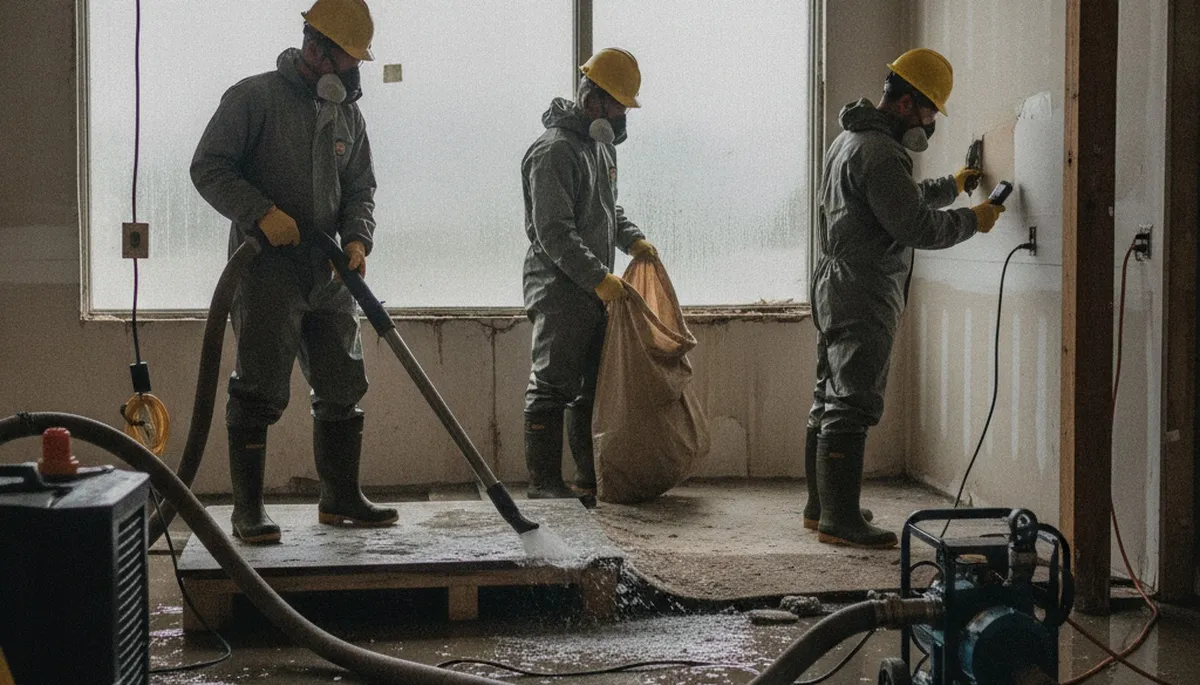 Flood damage cleanup for Montgomery, AL homes after heavy rain and fast-moving water