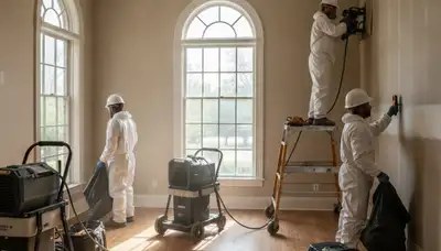 Water damage restoration team serving Montgomery, AL with fast water removal and cleanup services
