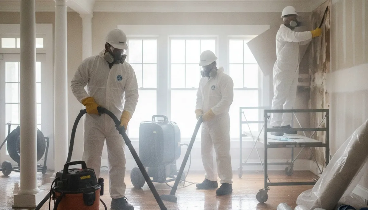 Water damage restoration team serving Montgomery, AL for fast water removal and cleanup