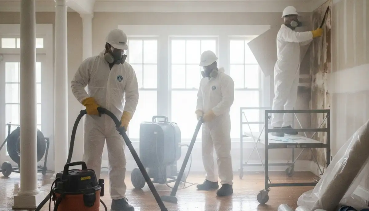 Water damage restoration team serving Montgomery, AL for fast water removal and cleanup