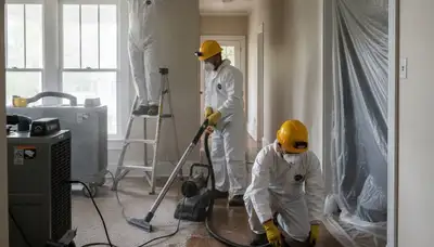 Water damage restoration team serving Montgomery, AL for emergency cleanup and repairs