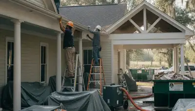 Water damage restoration team serving Montgomery, AL for fast water extraction and cleanup