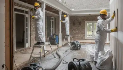 Water damage restoration team serving Montgomery, AL with emergency cleanup services