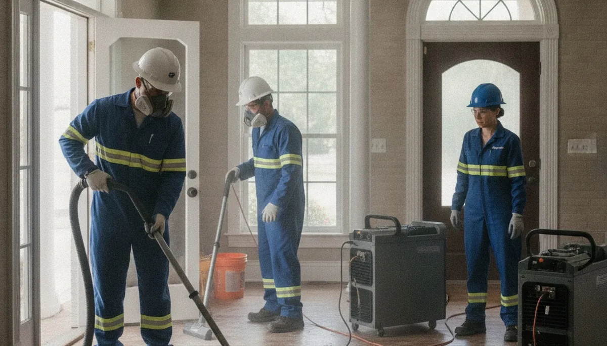 Water damage restoration team serving Montgomery, AL with professional cleanup and drying services