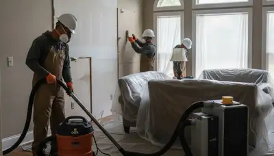 Water damage restoration team serving Montgomery, AL for fast cleanup, drying, and repair