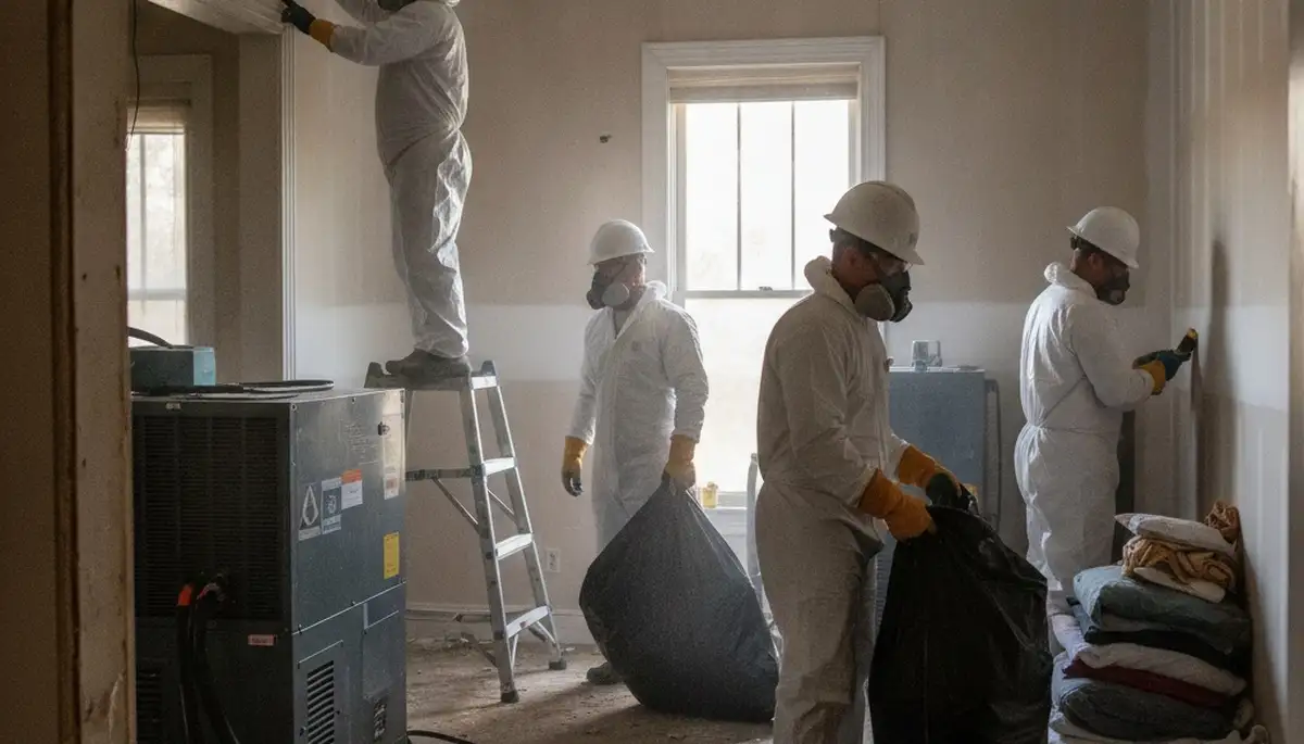 Water damage restoration team serving Montgomery, AL for emergency cleanup and repairs