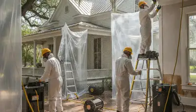 Water damage restoration team serving Montgomery, AL with professional cleanup and drying services