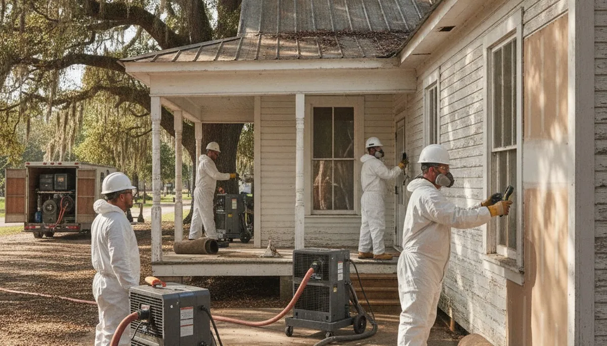 Water damage restoration team serving Montgomery, AL for fast emergency cleanup and repairs