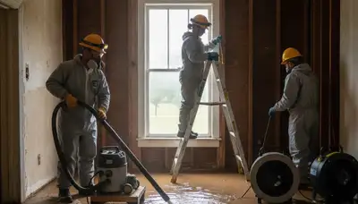 Water damage restoration team serving Montgomery, AL with emergency water cleanup and drying services