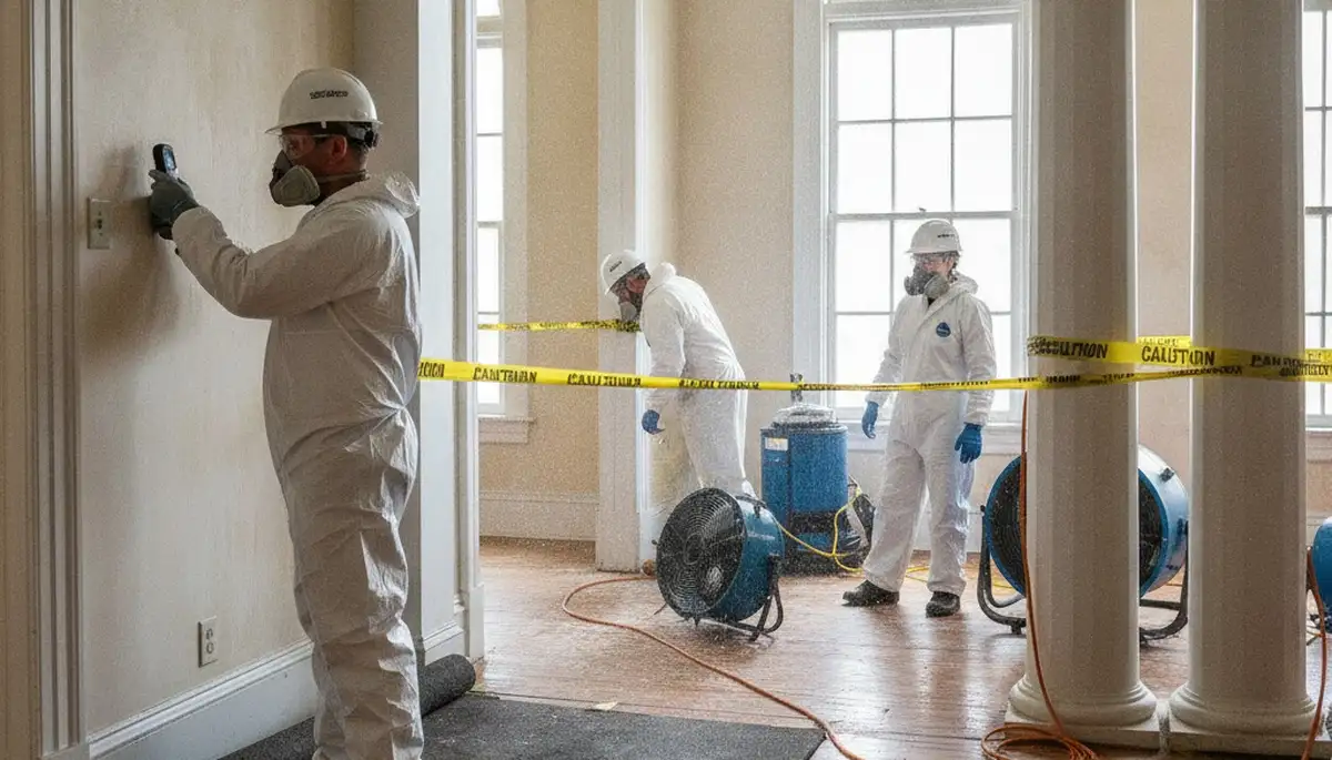 Water damage restoration team in Montgomery, AL providing fast emergency cleanup and drying services