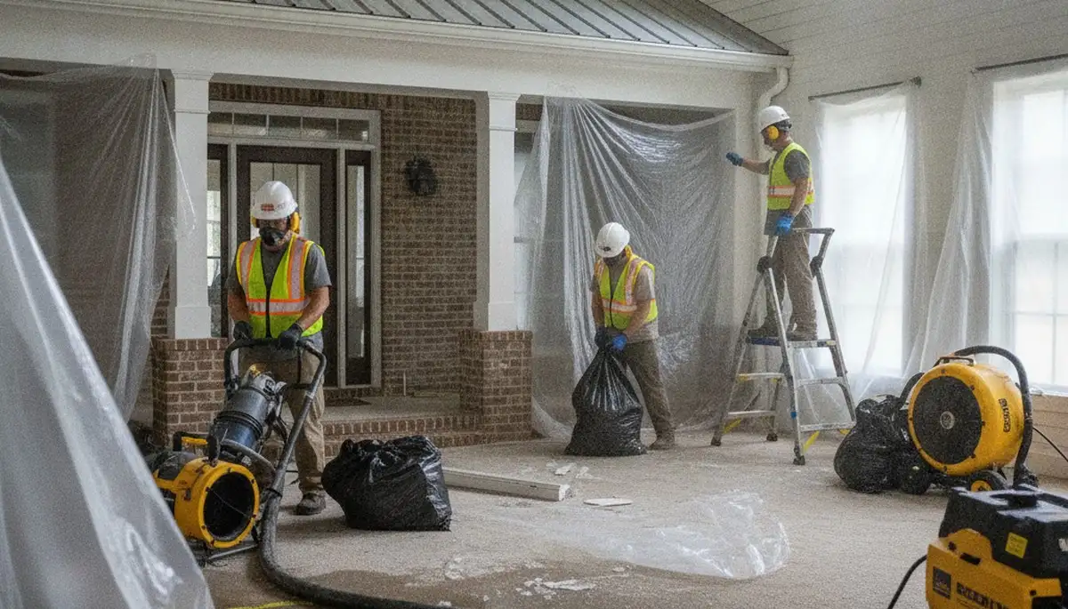 Water damage restoration service in Montgomery, AL for homes and businesses