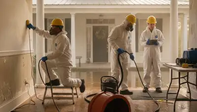 Water damage restoration team serving Montgomery, AL with professional cleanup and repair services
