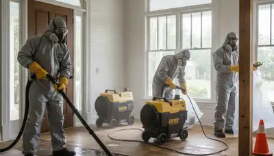 Water damage restoration team serving Montgomery, AL for fast water removal and cleanup
